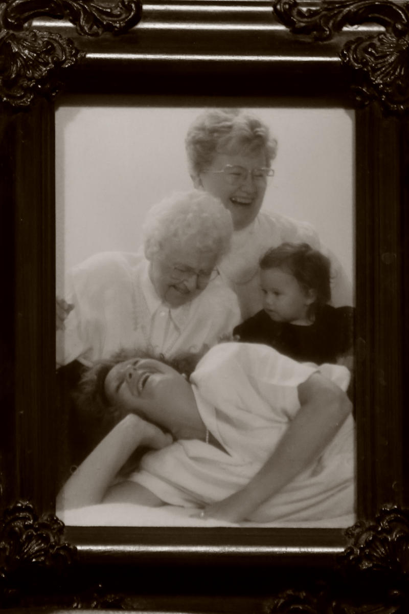 this fun 4 generation with granny, mom, my young daughter and I.
